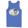 thumbnail image 1 of Men's Batman Christmas Naughty Penguin  Tank Top Royal Blue Medium, 1 of 3