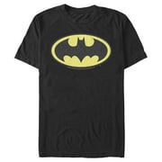 Men's Batman Classic Logo Graphic Tee Black Small