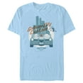 thumbnail image 1 of Men's Batman Custom Batmobile Graphic Tee Light Blue X Large, 1 of 3