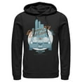 thumbnail image 1 of Men's Batman Custom Batmobile  Pull Over Hoodie Black 2X Large, 1 of 3