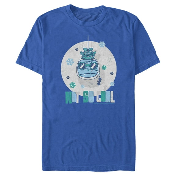 Men's Batman Cute Mr. Freeze Graphic Tee Royal Blue 3X Large