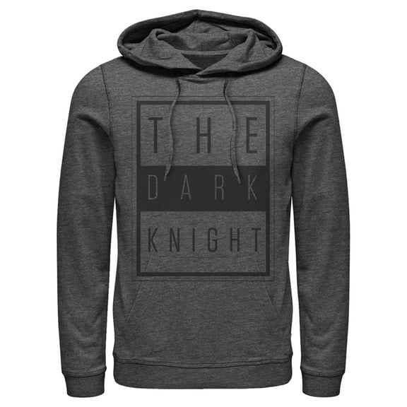Men's Batman Dark Night Frame Pull Over Hoodie Charcoal Heather 2X Large