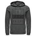 thumbnail image 1 of Men's Batman Dark Night Frame Pull Over Hoodie Charcoal Heather 3X Large, 1 of 3