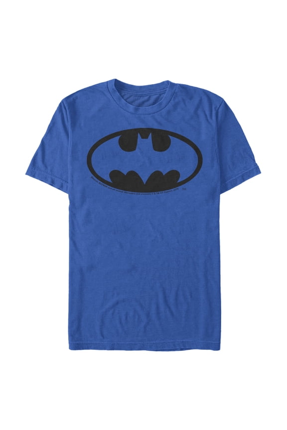 Men's Batman Dark Night Logo  Graphic Tee Royal Blue Large
