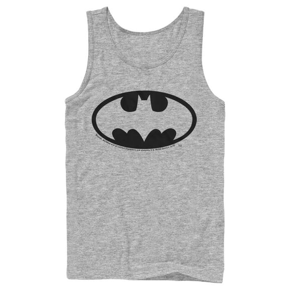 Men's Batman Dark Night Logo  Tank Top Athletic Heather Small