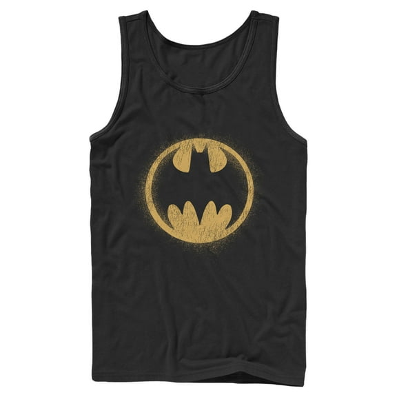 Men's Batman Distressed Bat Signal Tank Top