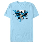 Mens Batman Flight Bat Logo Graphic T-Shirt