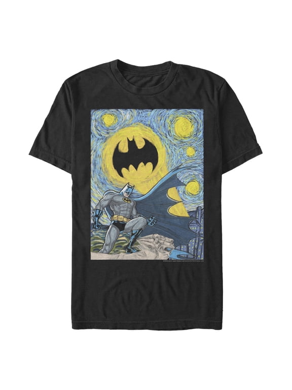 Men's Batman Gotham Starry Night Graphic T-Shirt