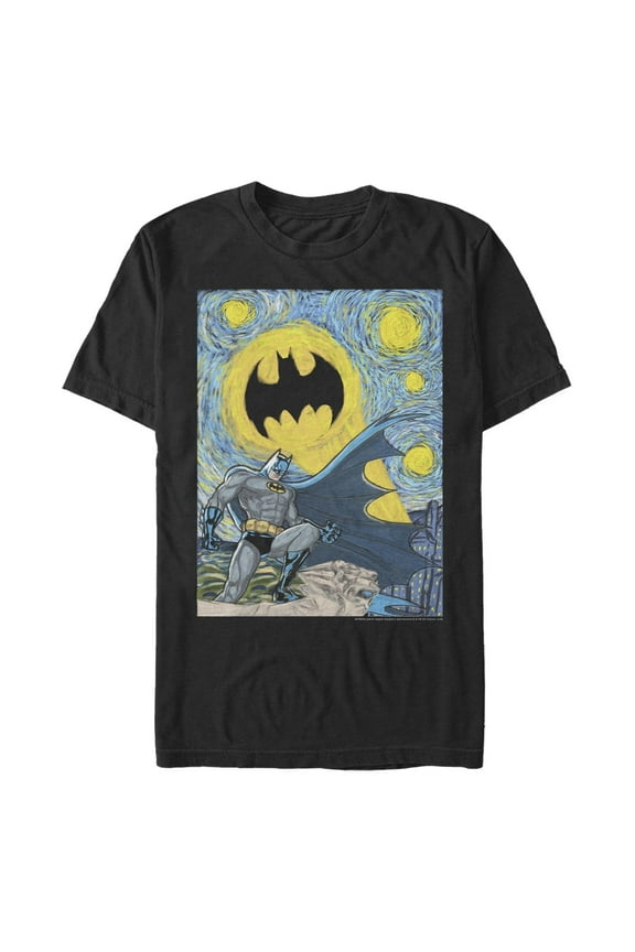 Men's Batman Gotham Starry Night Graphic T-Shirt