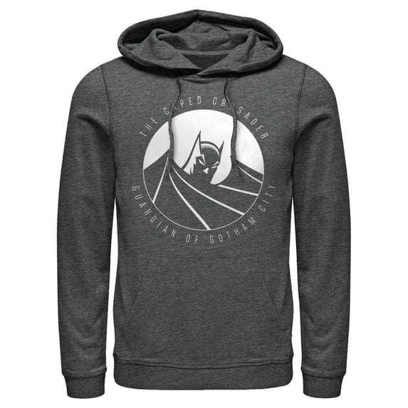 Men's Batman Guardian of Gotham Pull Over Hoodie Charcoal Heather Large