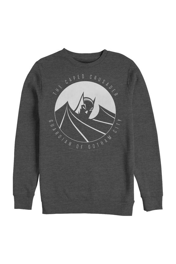Men's Batman Guardian of Gotham Sweatshirt Charcoal Heather Small