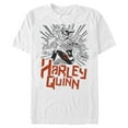 thumbnail image 1 of Men's Batman Harley Quinn Retro Explosion Graphic Tee White Large, 1 of 4