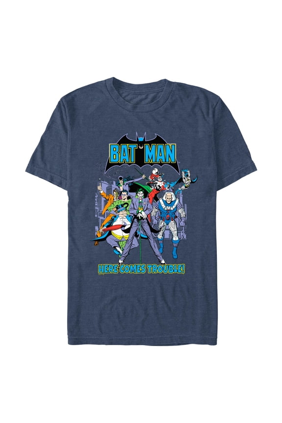 Men's Batman Here Comes Trouble Graphic T-Shirt