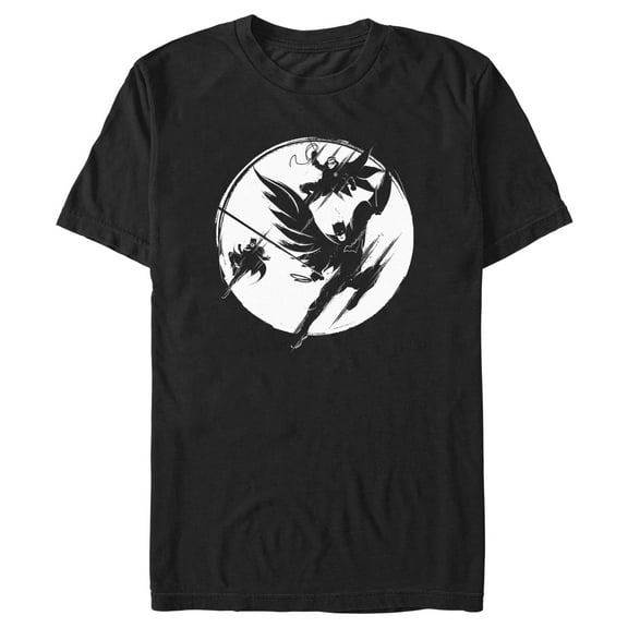 Men's Batman Heroes at Night  Graphic T-Shirt
