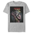 thumbnail image 1 of Men's Batman Joker Camera Poster  Graphic Tee Athletic Heather 2X Large, 1 of 4