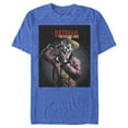 thumbnail image 1 of Men's Batman Joker Camera Poster  Graphic Tee Royal Blue Heather Small, 1 of 4