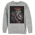 thumbnail image 1 of Men's Batman Joker Camera Poster  Sweatshirt Athletic Heather 3X Large, 1 of 3