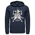 thumbnail image 1 of Men's Batman Joker Emblem  Pull Over Hoodie Navy Blue X Large, 1 of 3