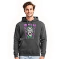 thumbnail image 1 of Men's Batman Joker Ha Ha Frame Pull Over Hoodie Charcoal Heather X Large, 1 of 6