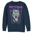 thumbnail image 1 of Men's Batman Joker Ha Ha Frame Sweatshirt Navy Blue X Large, 1 of 3