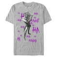 thumbnail image 1 of Men's Batman Joker Ha Ha  Graphic Tee Athletic Heather Small, 1 of 4