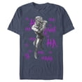 thumbnail image 1 of Men's Batman Joker Ha Ha  Graphic Tee Navy Blue Heather 3X Large, 1 of 3