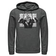 thumbnail image 1 of Men's Batman Joker Hahaha Crazed Look Pull Over Hoodie Athletic Heather 2X Large, 1 of 3