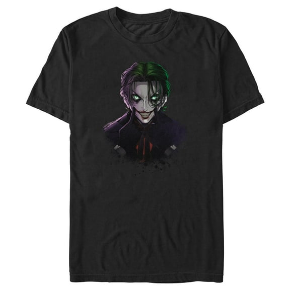 Men's Batman Joker Smile Glowing Eyes  Graphic T-Shirt