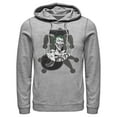 thumbnail image 1 of Men's Batman Joker Symbol  Pull Over Hoodie Athletic Heather 3X Large, 1 of 3