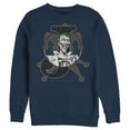 thumbnail image 1 of Men's Batman Joker Symbol Sweatshirt Navy Blue 2X Large, 1 of 3