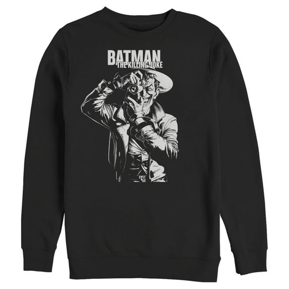 Men's Batman Joker The Killing Joke Sweatshirt Black 2X Large