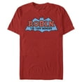 thumbnail image 1 of Men's Batman Logo Boy Wonder Robin  Graphic Tee Red 2X Large, 1 of 4