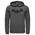 thumbnail image 1 of Men's Batman Logo Classic Pull Over Hoodie Charcoal Heather Large, 1 of 8