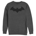 thumbnail image 1 of Men's Batman Logo Classic  Sweatshirt Charcoal Heather 2X Large, 1 of 3