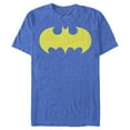 thumbnail image 1 of Men's Batman Logo Classic Wing  Graphic Tee Royal Blue Heather Medium, 1 of 4