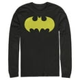 thumbnail image 1 of Men's Batman Logo Classic Wing Long Sleeve Shirt Black Small, 1 of 3