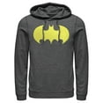 thumbnail image 1 of Men's Batman Logo Classic Wing  Pull Over Hoodie Charcoal Heather 3X Large, 1 of 3