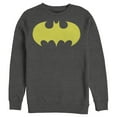 thumbnail image 1 of Men's Batman Logo Classic Wing  Sweatshirt Charcoal Heather Large, 1 of 3