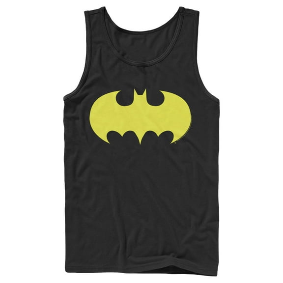 Men's Batman Logo Classic Wing Tank Top Black 2X Large