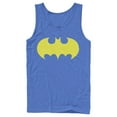 thumbnail image 1 of Men's Batman Logo Classic Wing Tank Top Royal Blue 2X Large, 1 of 3