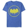 thumbnail image 1 of Men's Batman Logo Cute Cartoon  Graphic Tee Royal Blue Heather X Large, 1 of 4