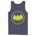 thumbnail image 1 of Men's Batman Logo Cute Cartoon Tank Top Navy Blue Small, 1 of 3