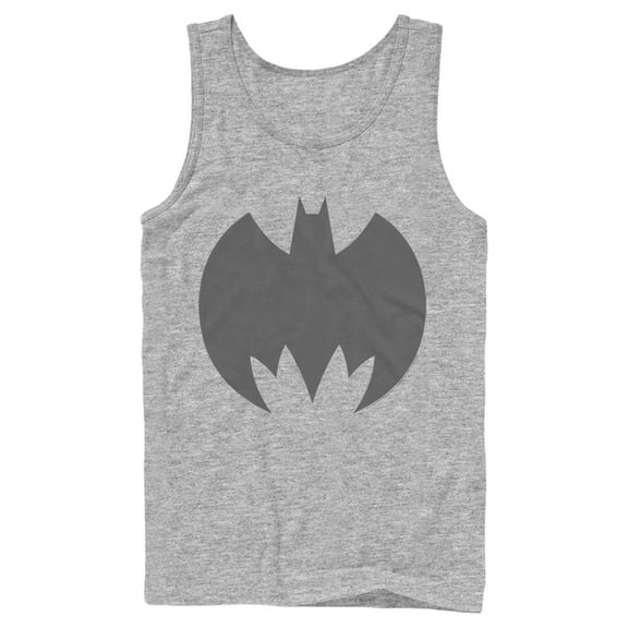 Men's Batman Logo Geometric  Tank Top Athletic Heather Small