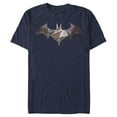 thumbnail image 1 of Men's Batman Logo Geometric Wing  Graphic Tee Navy Blue Small, 1 of 4