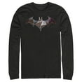 thumbnail image 1 of Men's Batman Logo Geometric Wing Long Sleeve Shirt Black X Large, 1 of 3