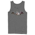 thumbnail image 1 of Men's Batman Logo Geometric Wing  Tank Top Charcoal Medium, 1 of 3