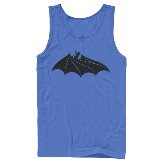 Men's Batman Logo Hidden Wing Tank Top Royal Blue X Large