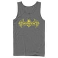 thumbnail image 1 of Men's Batman Logo Icon Collage  Tank Top Charcoal 2X Large, 1 of 3