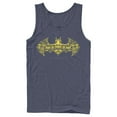 thumbnail image 1 of Men's Batman Logo Icon Collage  Tank Top Navy Blue Large, 1 of 3