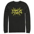 thumbnail image 1 of Men's Batman Logo Kanji Characters Long Sleeve Shirt Black Large, 1 of 3